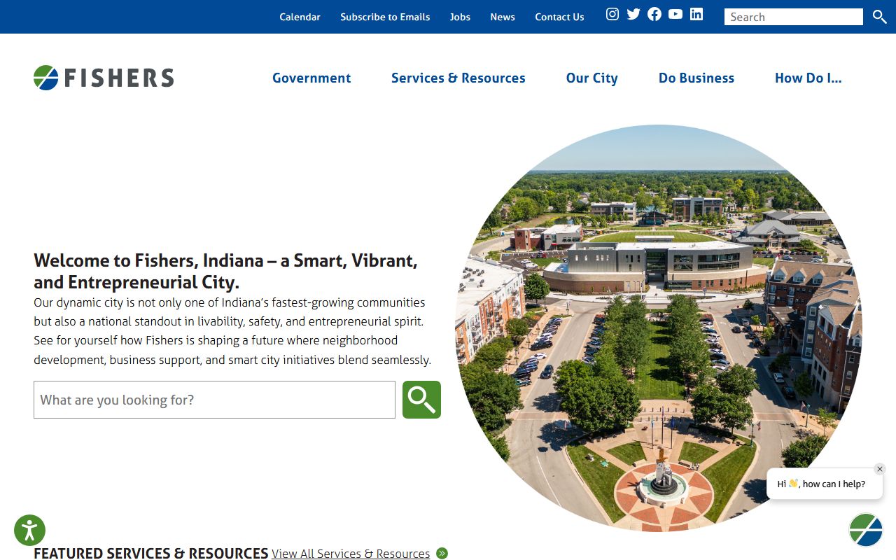 Fishers Indiana city page marriage license resources