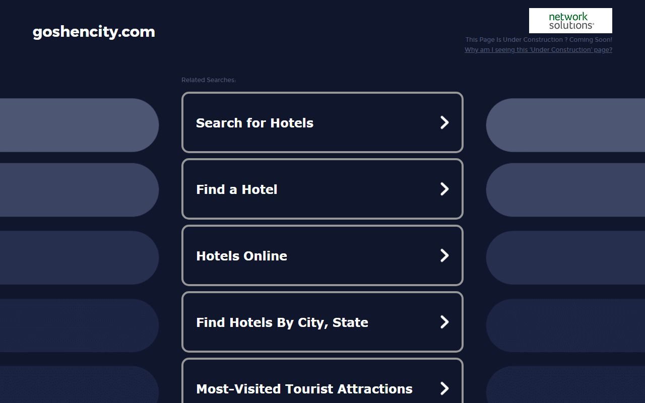 Goshen Indiana city page marriage license resources