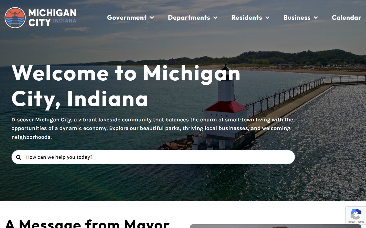 Michigan City Indiana city page and LaPorte County marriage license information