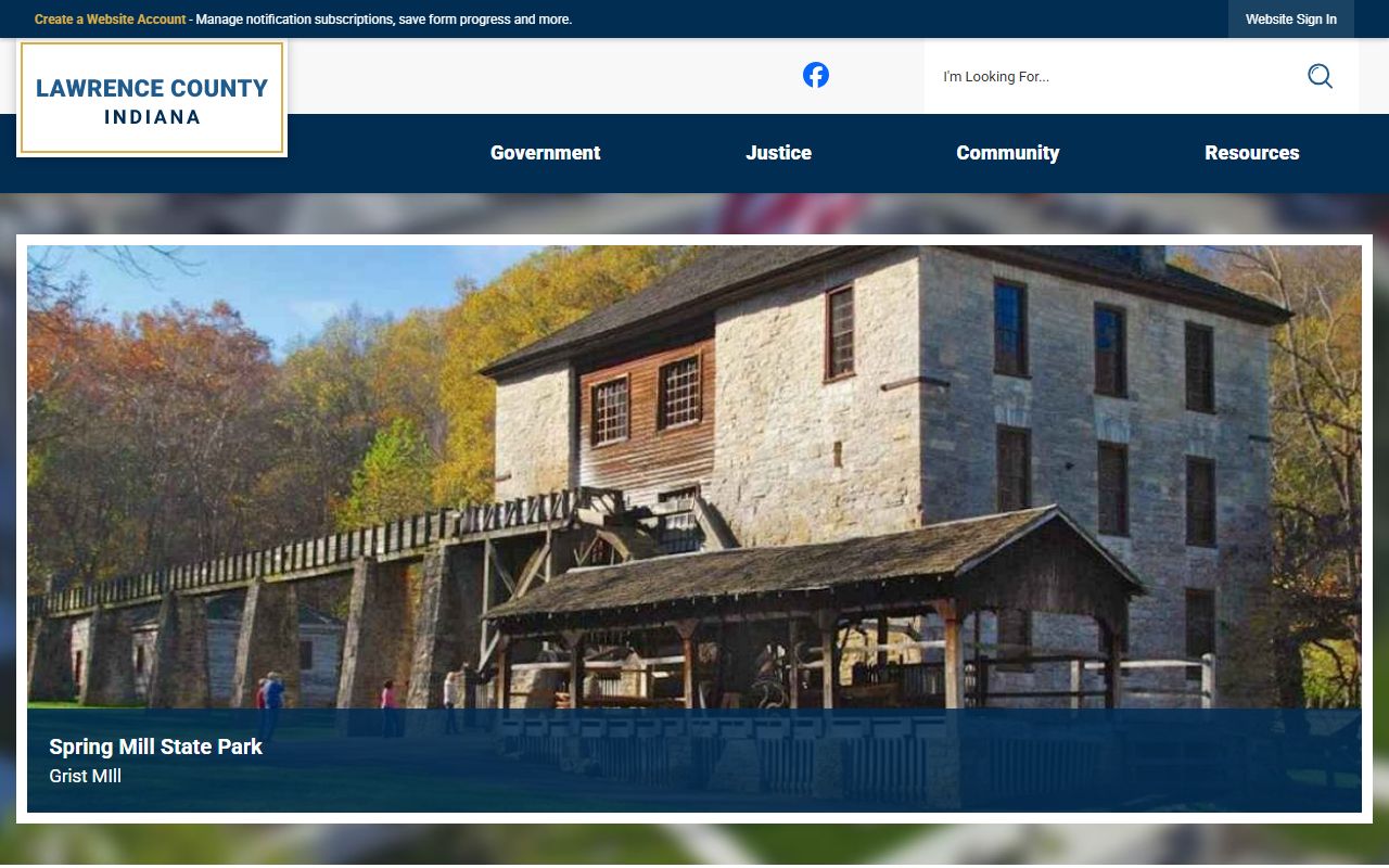 Lawrence County Clerk office website for marriage license applications