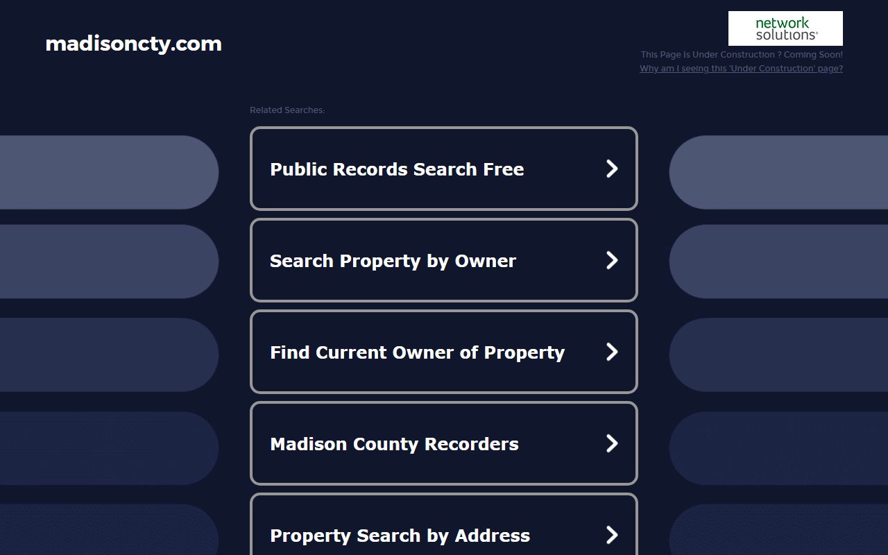 Madison County Clerk office website for marriage license applications in Anderson Indiana